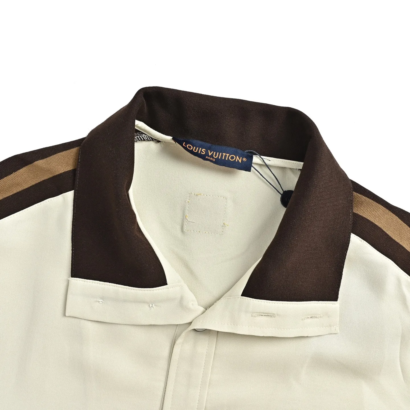 Louis Vuitton/Louis Vuitton 26ss logo web short-sleeved shirt
